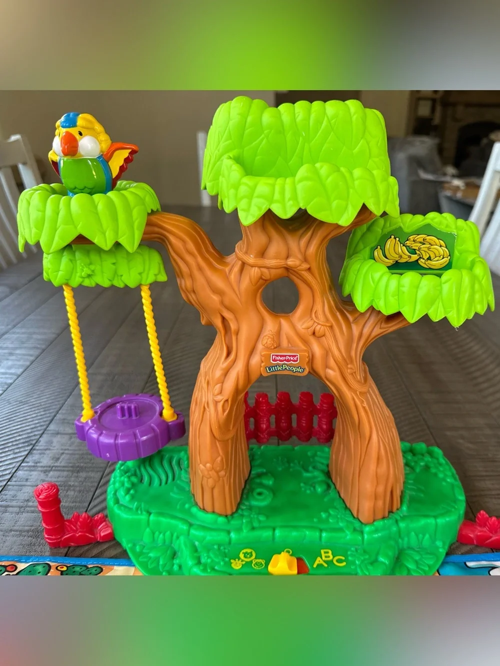 Fisher-Price Little People A To Z Learning Zoo Playset Treehouse Animal Figures